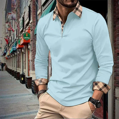 Polo de manga larga Clásico Hombre