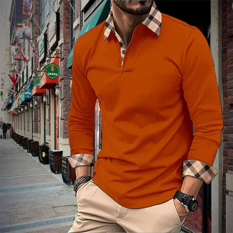 Polo de manga larga Clásico Hombre - Vestiria