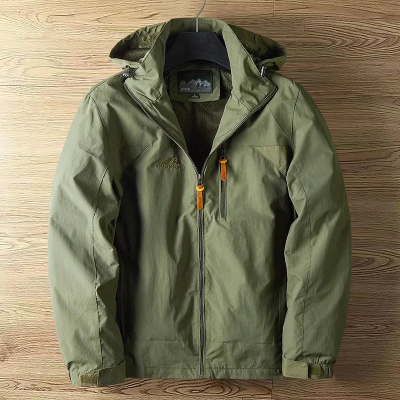 Chaquetón hombre agua impermeable respirable