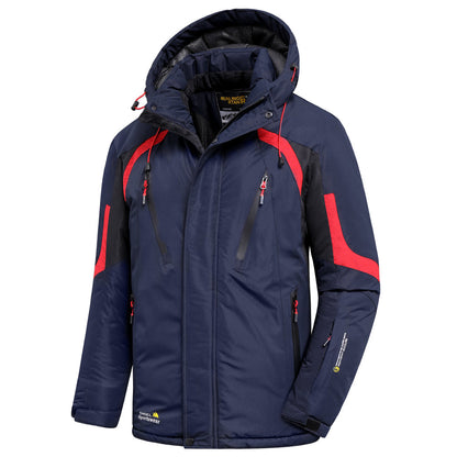 Chaqueta de lluvia impermeable con capucha para hombre - Vestiria