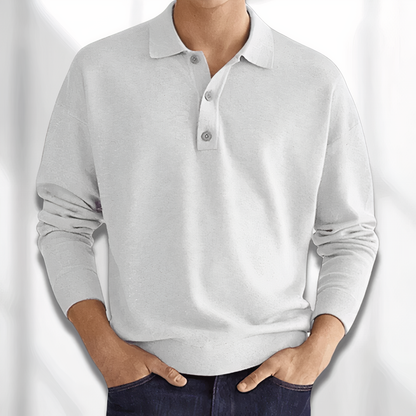 Camisa Polo Manga Larga Clásica