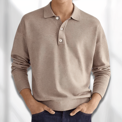 Camisa Polo Manga Larga Clásica - Vestiria