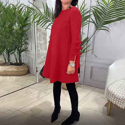 Vestido Mujer Manga Larga Cómodo