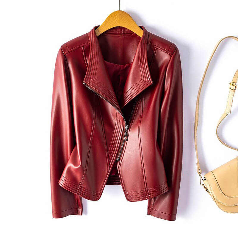 Chaquetón Mujer Piel Sintética Elegante