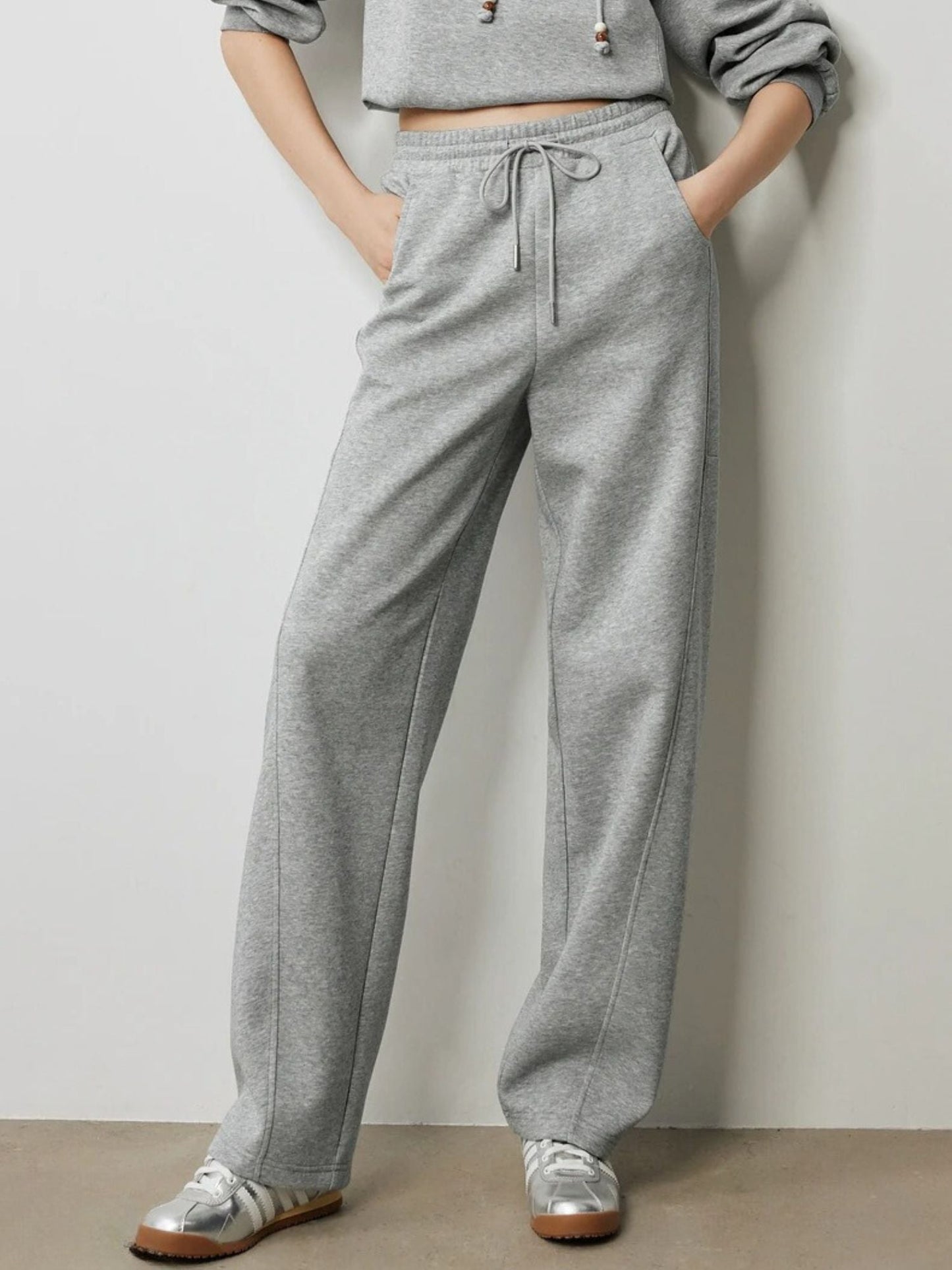 Pantalón Mujer Cintura Elástica Recto Cómodo