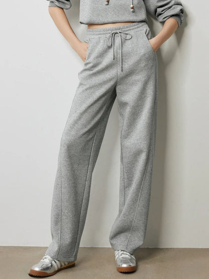 Pantalón Mujer Cintura Elástica Recto Cómodo