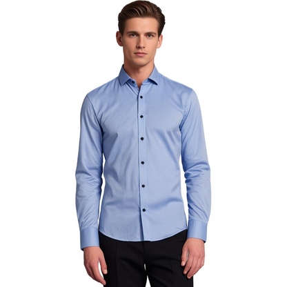 Camisa Hombre Manga Larga Estrecha