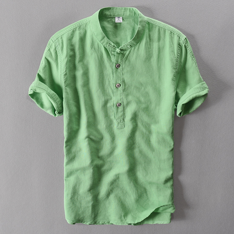 Camisa Clásica Verano Manga Corta