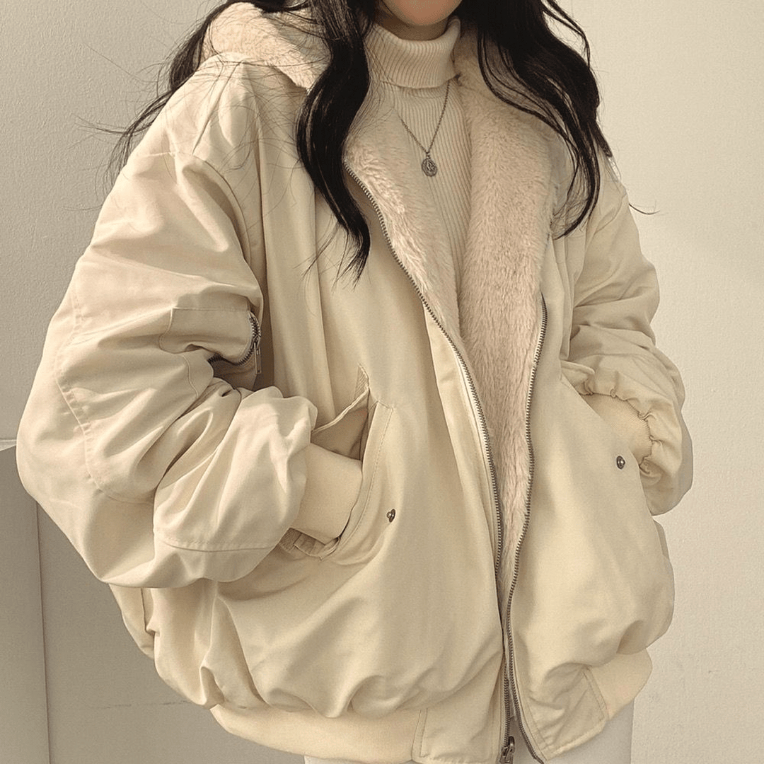 Chaqueta Invierno Mujer Abrigo Cálido Amplio