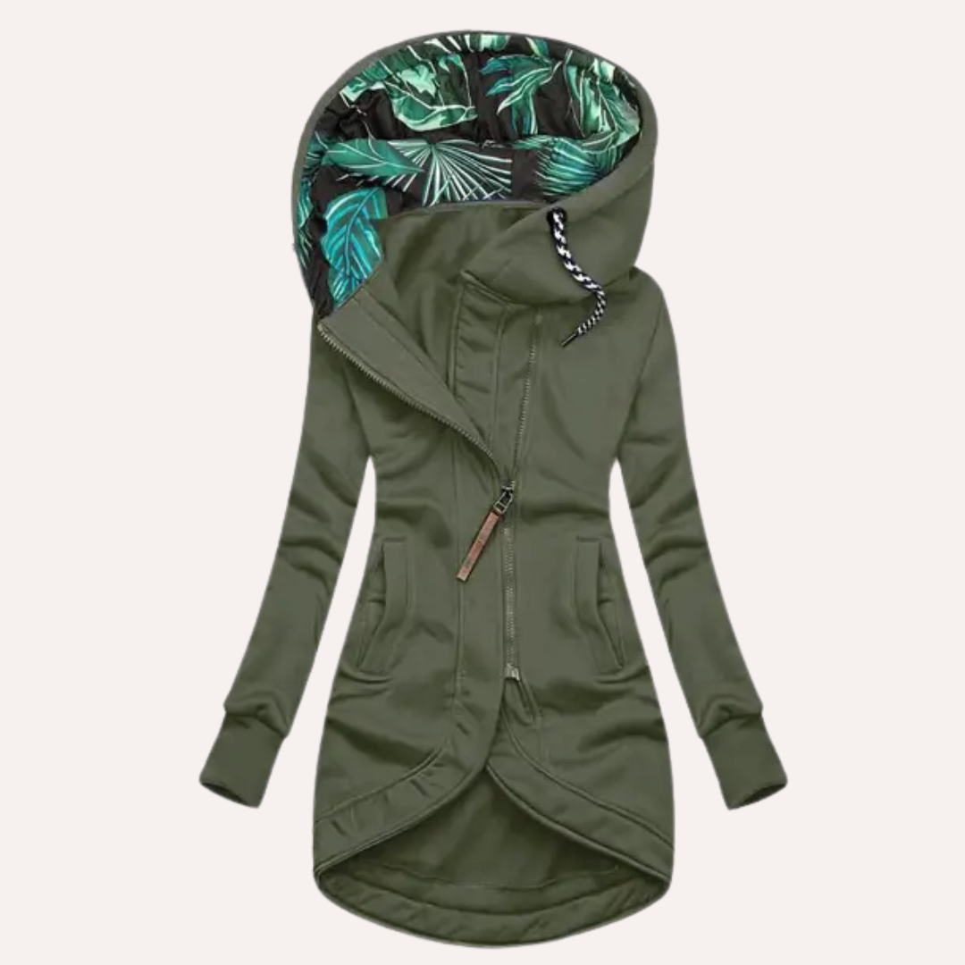 Chaqueta acolchada cálida y elegante para mujer