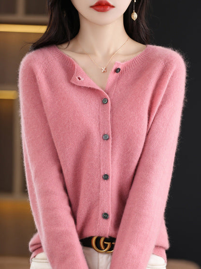 Abrigo Mujer Amplio Cuello Redondo