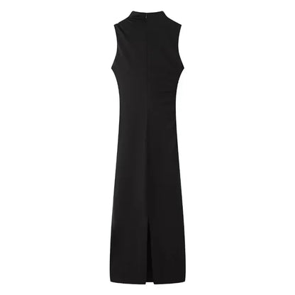 Vestido Mujer Midi Elegante Cintura - Vestiria
