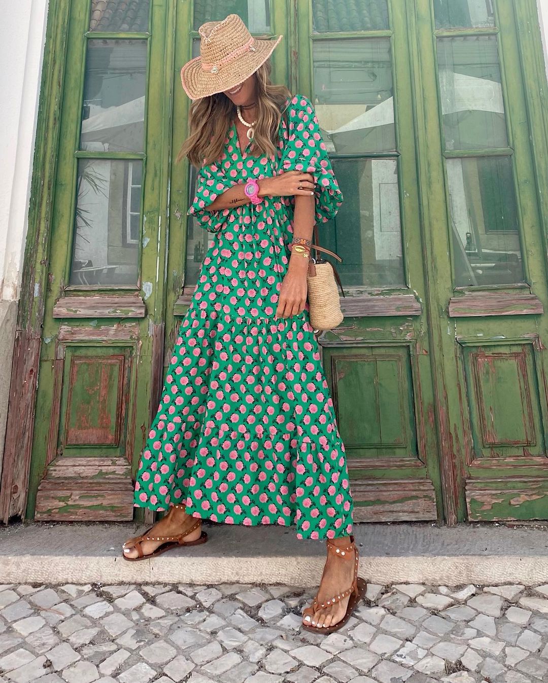 Vestido Boho Elegante Largo - Vestiria