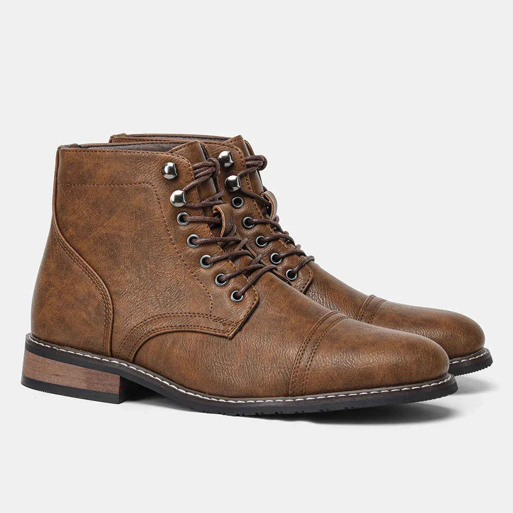 Botas Cuero Auténtico Diseño Único