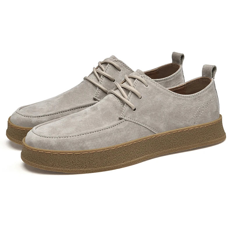 Zapatos de ante elegantes para hombre