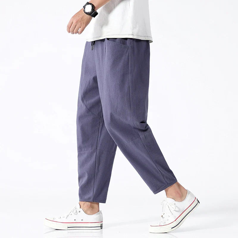 Pantalón Lino Fresco y Ligero Hombre - Vestiria