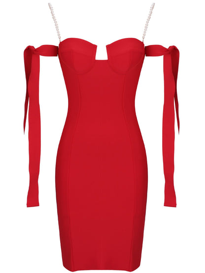 Vestido ceñido a rayas clásico