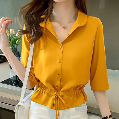 Blusa Polo Femenina Elegante
