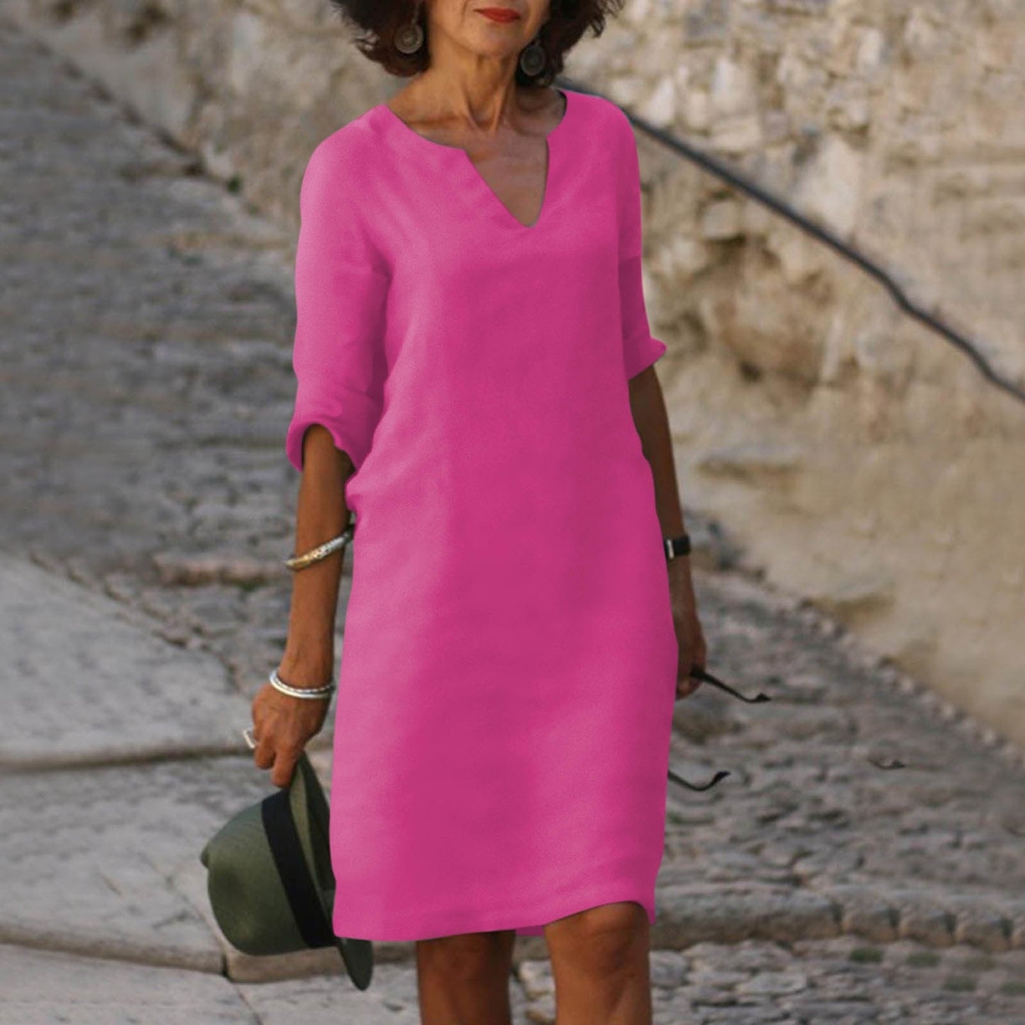 Vestido Ligero Verano Mujer Floral Fresco