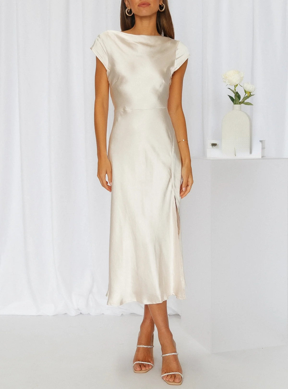 Vestido Mujer Elegante Largo Formal