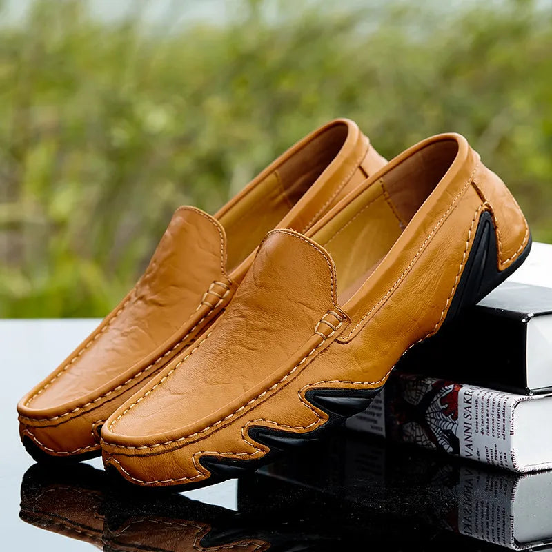 Mocasines Hombre Piel Auténtica Elegantes