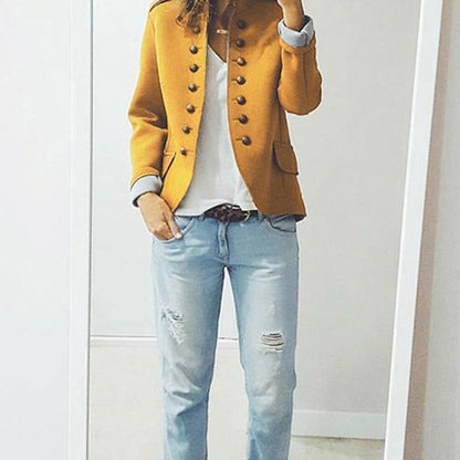 Chaquetilla Mujer Elegante Botones