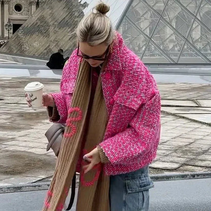 Chaquetón Mujer Estilo Retro Clásico - Vestiria