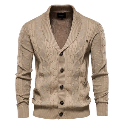 Cardigan Mujer Elegante Cuello Alto - Vestiria