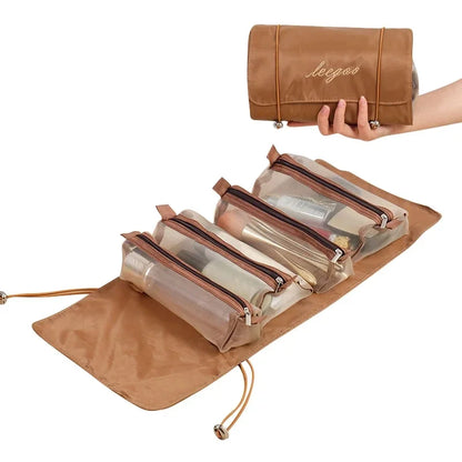 Bolsa de maquillaje compacta y práctica