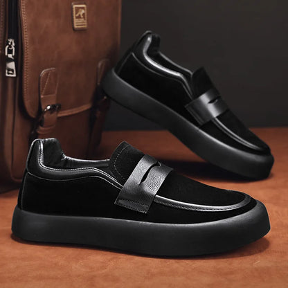 Zapatos de ante hombre elegantes y cálidos - Vestiria