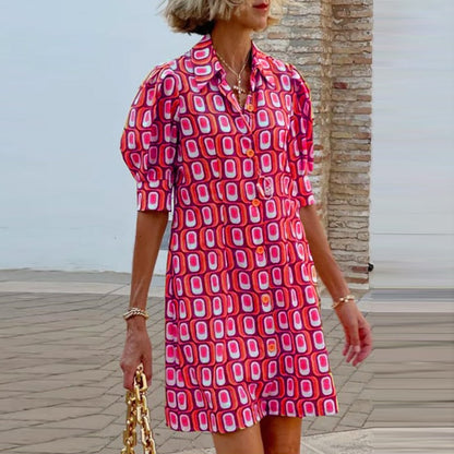 Vestido Estampado Elegante y Comodo - Vestiria