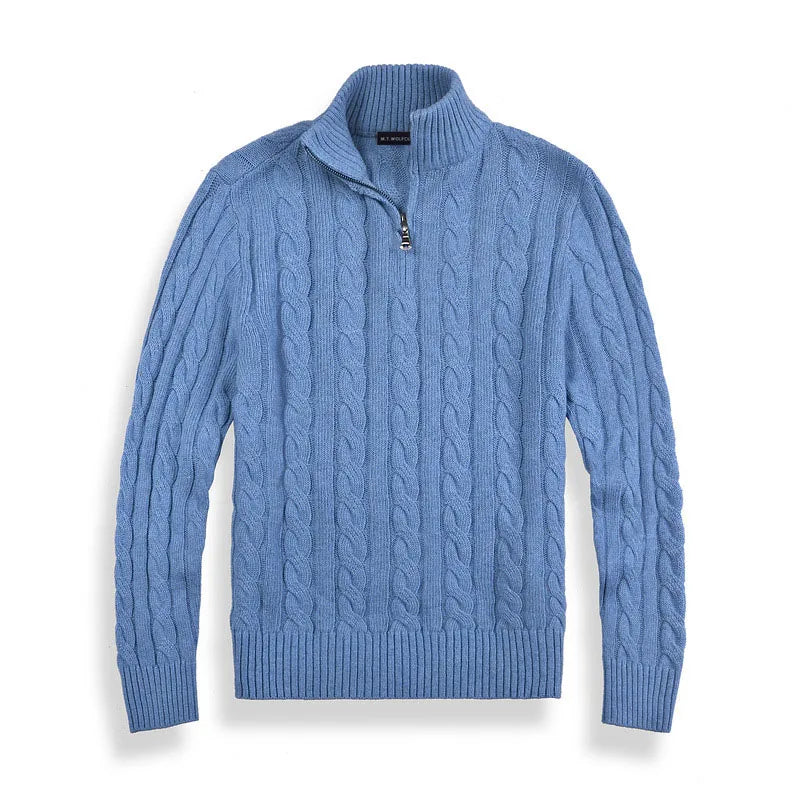 Chaqueta Hombre Trenzado Moda Urbana