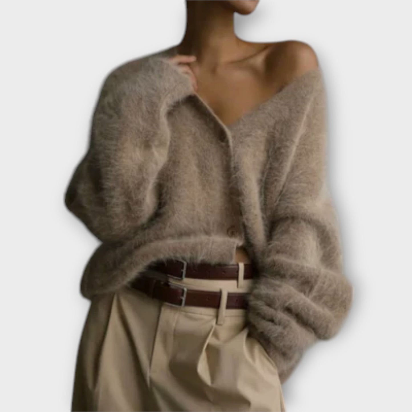 Cárdigan Mujer Invierno Abrigo Caliente - Vestiria