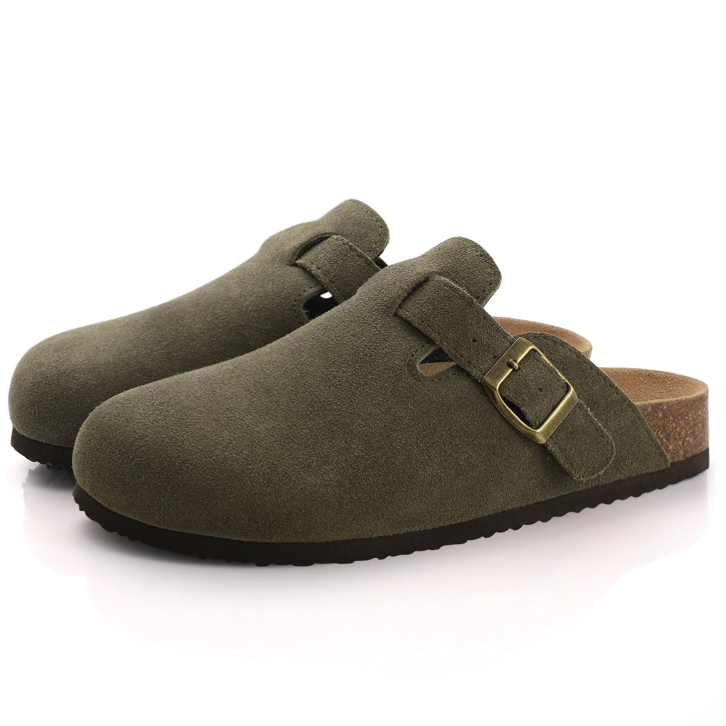 Mules de cuero Mujer Elegantes