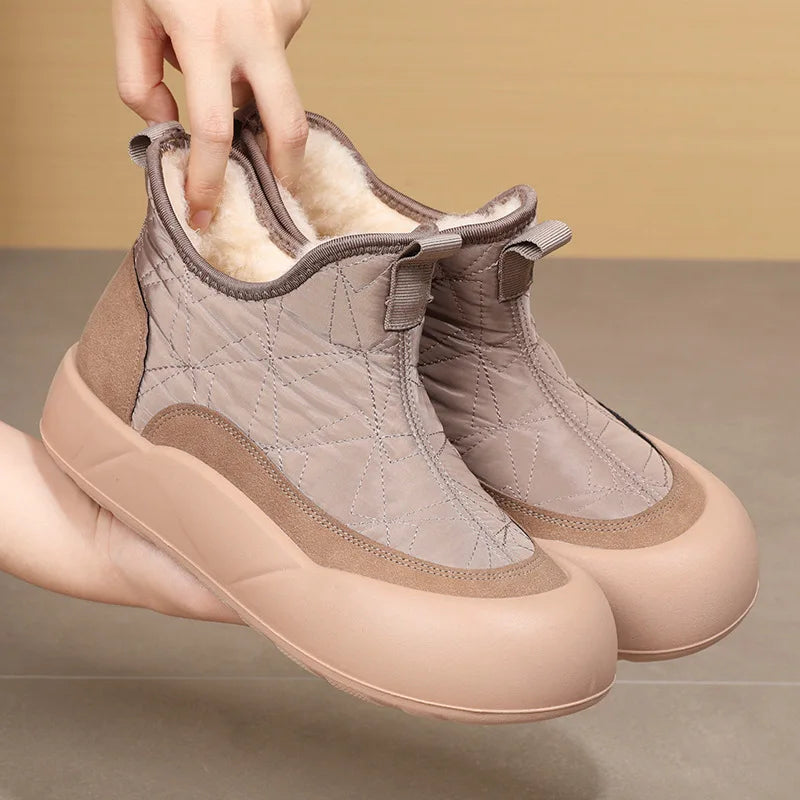 Botas Invierno Forro Peluche Calentitas