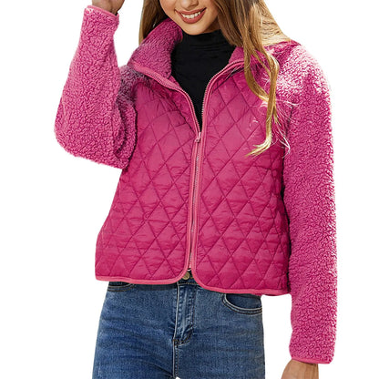 Chaqueta deportiva abrigada con cremallera металлиReescribe para e-commerce: Chaqueta bomber cálida y moderna con cremallera → Chaqueta Deportiva Cálida con Cremallera