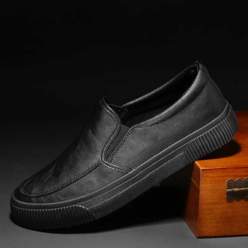 Mocasines de piel hombre elegantes y cómodos