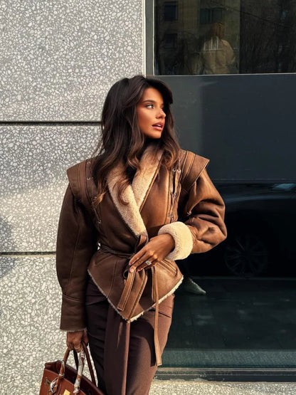 Chaqueta Otoño Mujer Abrigo Cálido