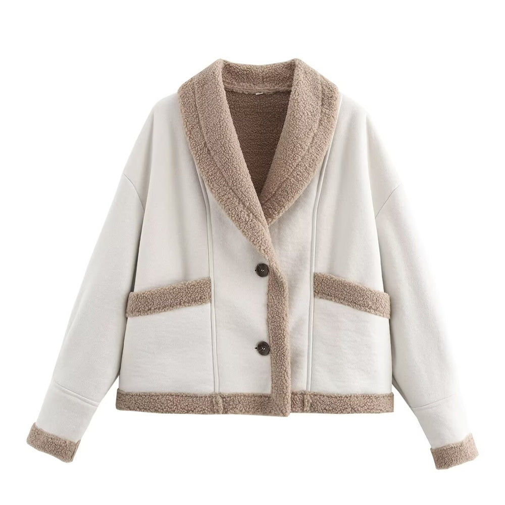 Chaqueta Mujer Cuero Invierno Elegante