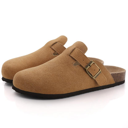 Mules de cuero Mujer Elegantes