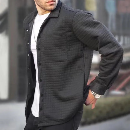 Chaquetilla Hombre Moda Botones Clásica