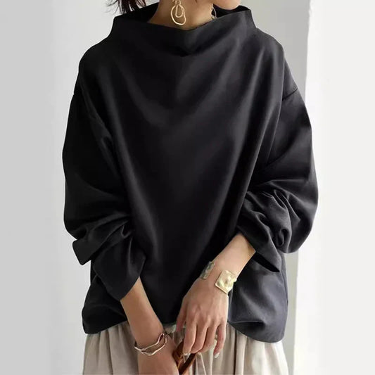 Sudadera Mujer Cuello Alto Amplia Confortable - Vestiria