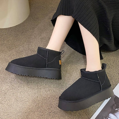 Botas de Pelo Sintético con Plataforma Alta Mujer