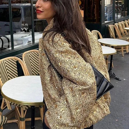 Chaqueta de noche brillosa - Vestiria