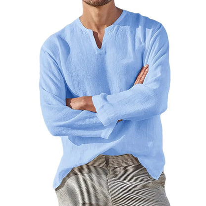Camisa Hombre Manga Larga Aireada