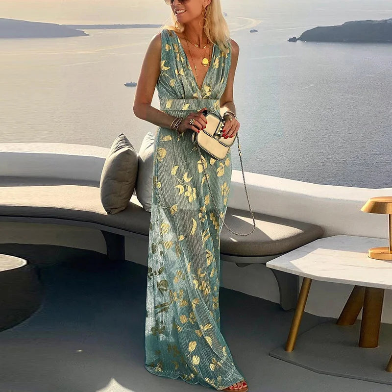 Vestido Noche Elegante Lentejuelas - Vestiria