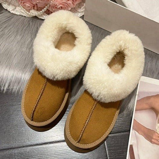 Botas de pelo alto tacón mujer