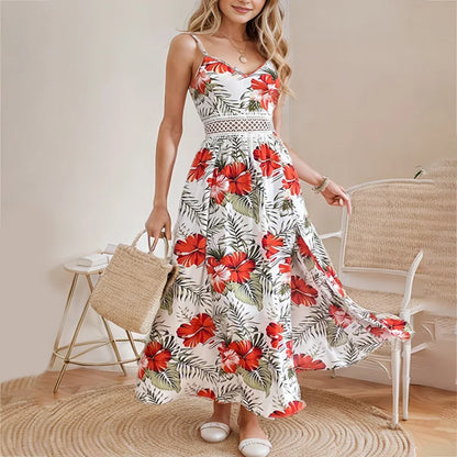 Vestido de Fiesta con Encaje Floral