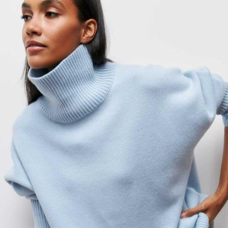 Sudadera Mujer Cuello Alto Clásica - Vestiria