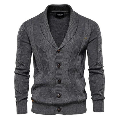 Cardigan Mujer Elegante Cuello Alto